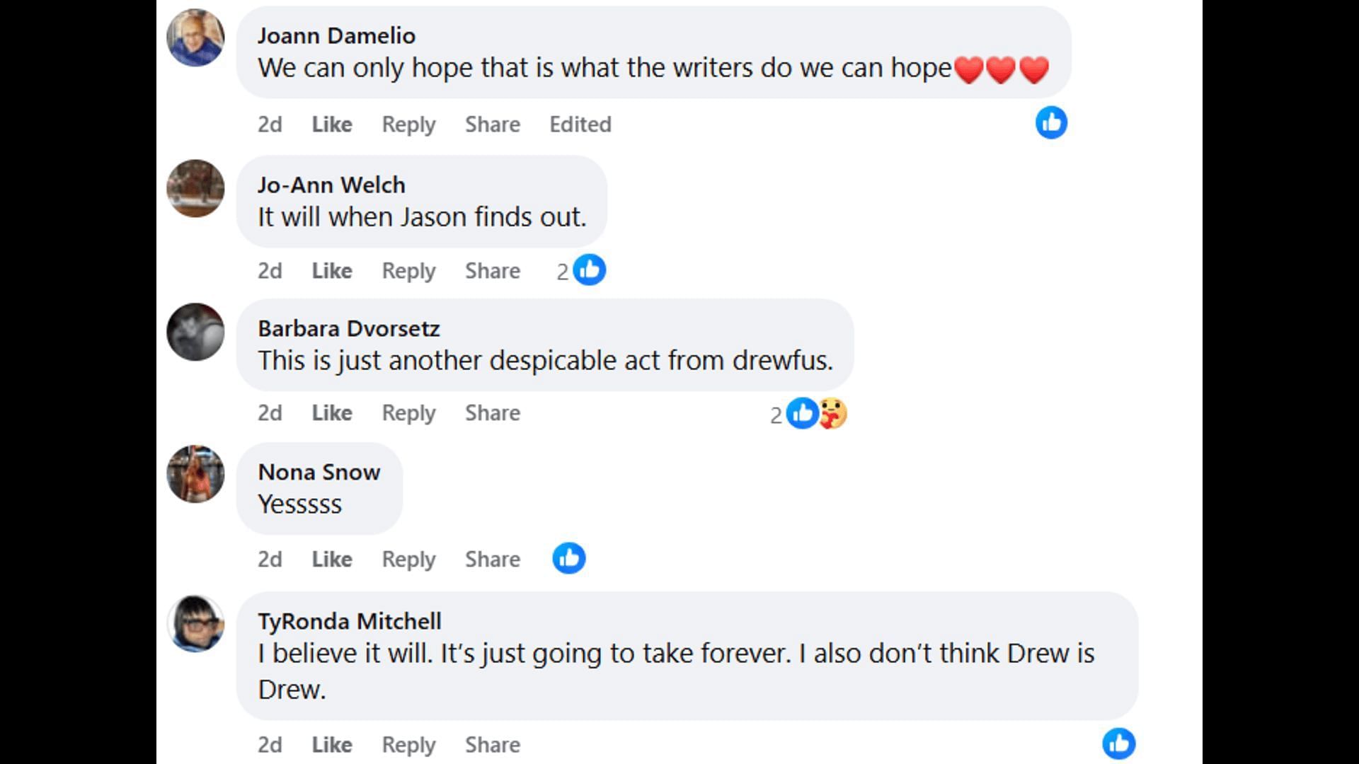 Fans speculate what could happen next on the show (Image via Facebook/General Hospital Fans - Official)